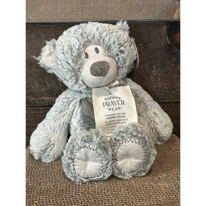 DEMDACO Giving‎ Bear Teddy Grey Plush Stuffed Animal 11.5"